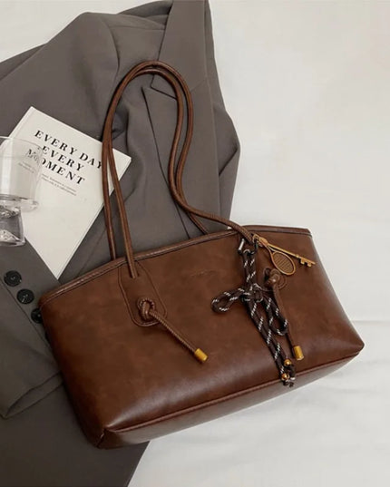 Chic PU Leather Shoulder Bag