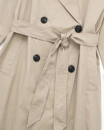 Chic Trench Coat - Timeless Elegance