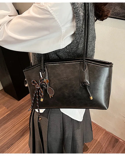 Chic PU Leather Shoulder Bag