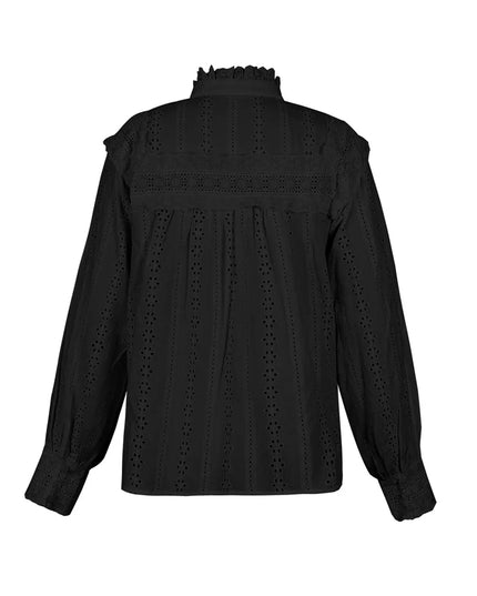 Chic Lace-Up Blouse - Elegance Redefined