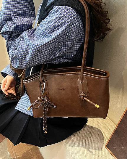 Chic PU Leather Shoulder Bag