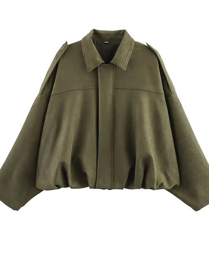 Trendy Vintage Bomber Jacket
