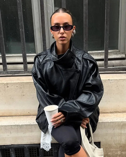 Chic Asymmetric Street Style Jacket
