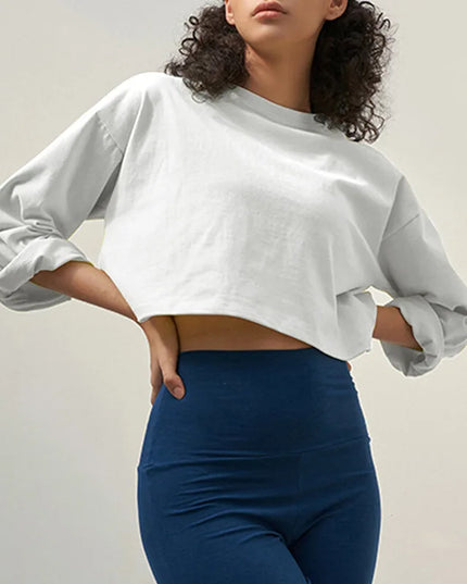 Vintage 100% Cotton Oversized T Shirt For Women Casual Solid Short Sleeve Tees Black Streetwear Top Sexy Cropped Tops