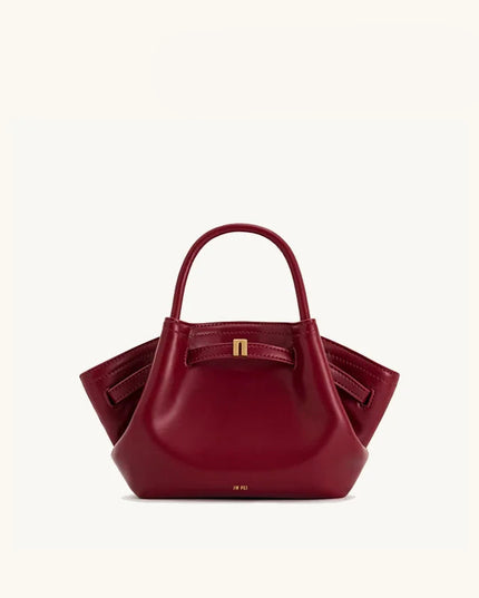 JW PEI HANA Tote Bag Dumpling Bun Small Women's Shoulder Crossbody Bag High Quality Handheld Small Bag Women'sMedium Faux Suede
