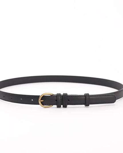 Soft and fashionable thin belt for women simple and versatile decorative jeans belt dress thin belt for women