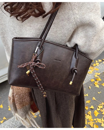 Chic PU Leather Shoulder Bag