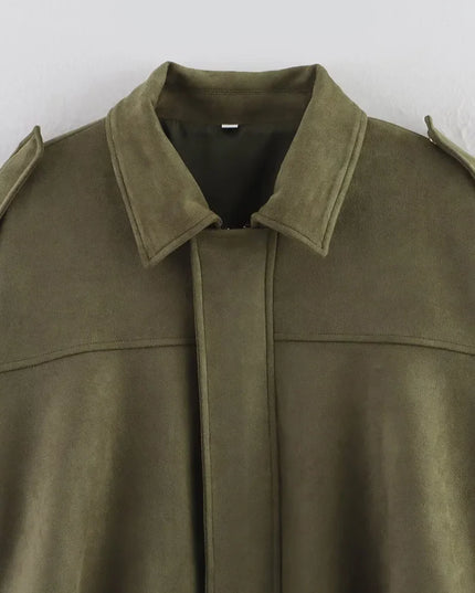 Trendy Vintage Bomber Jacket