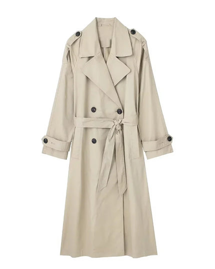 Chic Trench Coat - Timeless Elegance