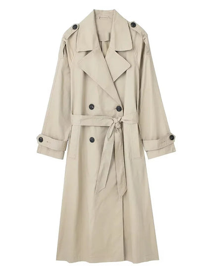 Chic Trench Coat - Timeless Elegance