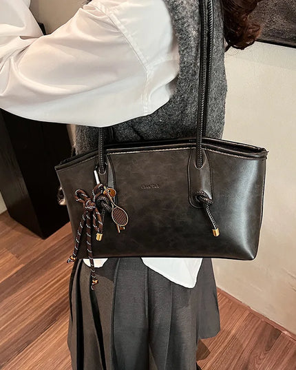 Chic PU Leather Shoulder Bag