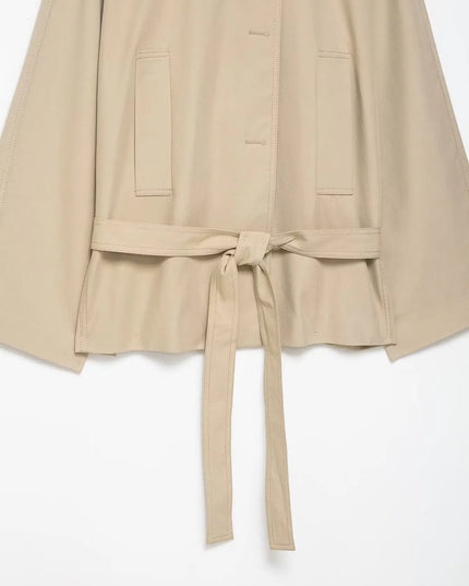 Chic Summer Set: Elegant Turn-Down Collar Jacket & Shorts