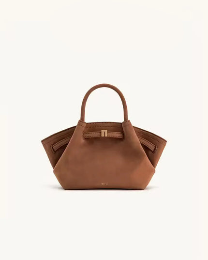 JW PEI HANA Tote Bag Dumpling Bun Small Women's Shoulder Crossbody Bag High Quality Handheld Small Bag Women'sMedium Faux Suede