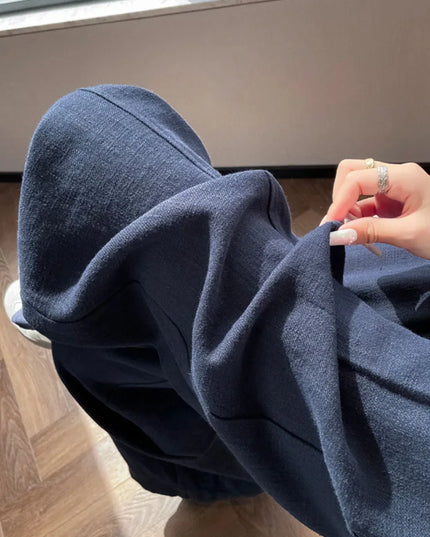 Chic Wide Leg Linen Pants