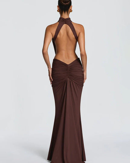 Backless Maxi Dress Elegance Redefined
