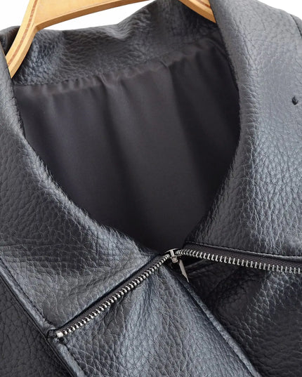 Chic Asymmetric Street Style Jacket