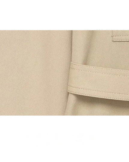 Chic Summer Set: Elegant Turn-Down Collar Jacket & Shorts