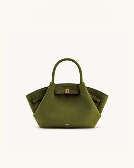 JW PEI HANA Tote Bag Dumpling Bun Small Women's Shoulder Crossbody Bag High Quality Handheld Small Bag Women'sMedium Faux Suede
