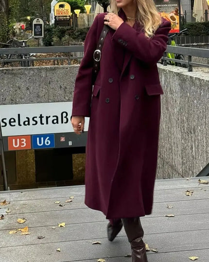 Burgundy Coat: Elegance and Warmth Combined