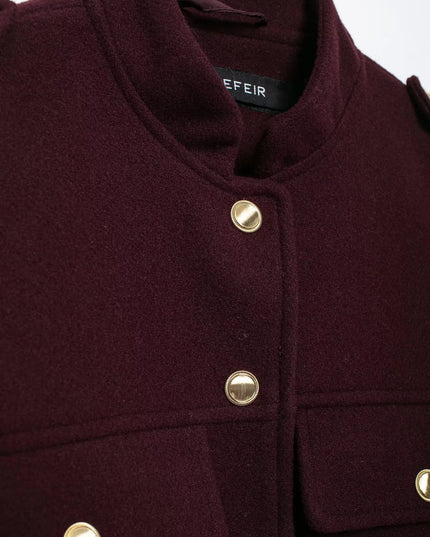 Chic Tweed Bomber Jacket