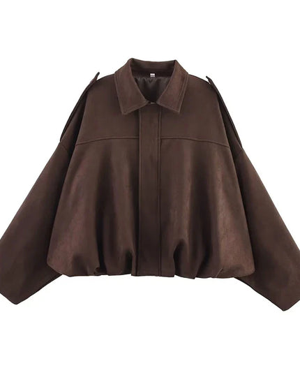 Trendy Vintage Bomber Jacket